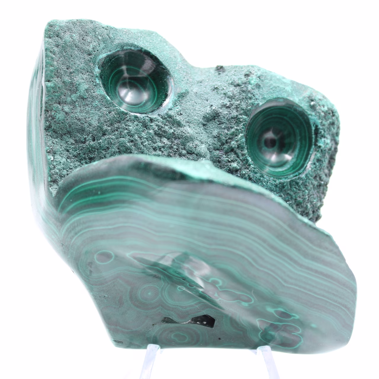 Free form in malachite