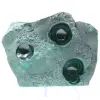 Semi-polished malachite block - 0