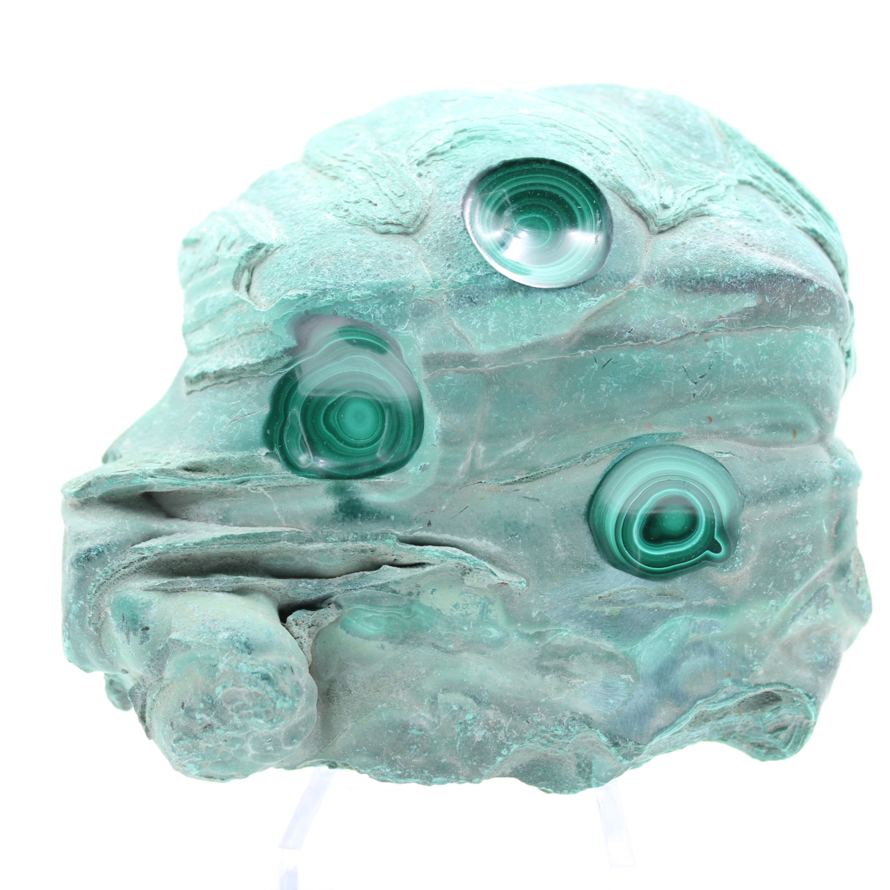 Free form in malachite