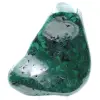 Semi-polished malachite stone - 0