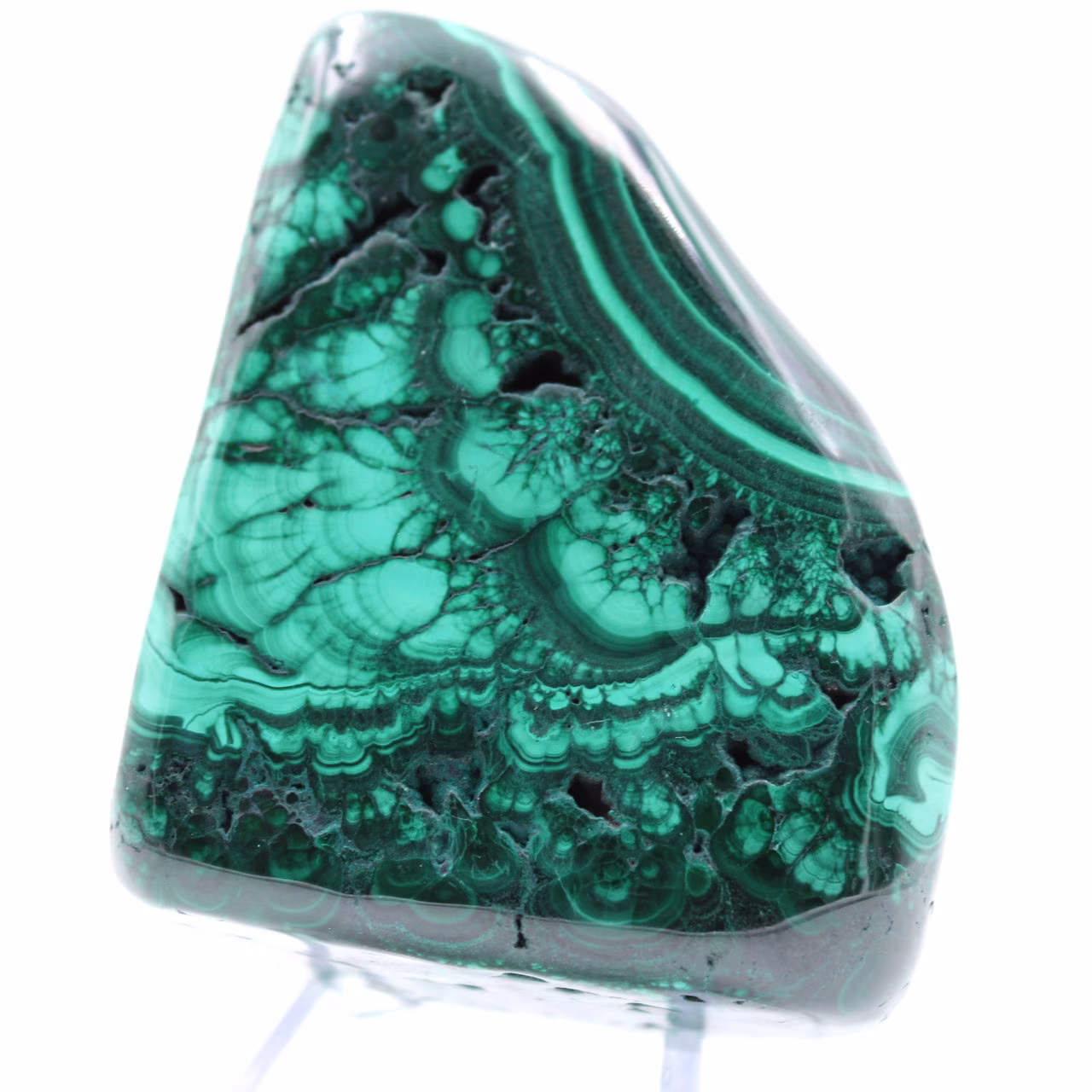 Malachite polished stone