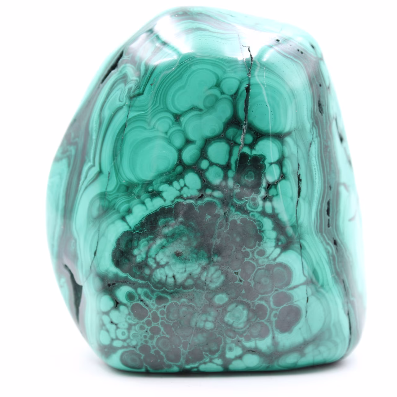 Free form in malachite
