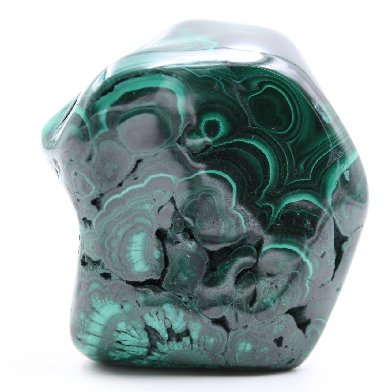 Malachite polished stone