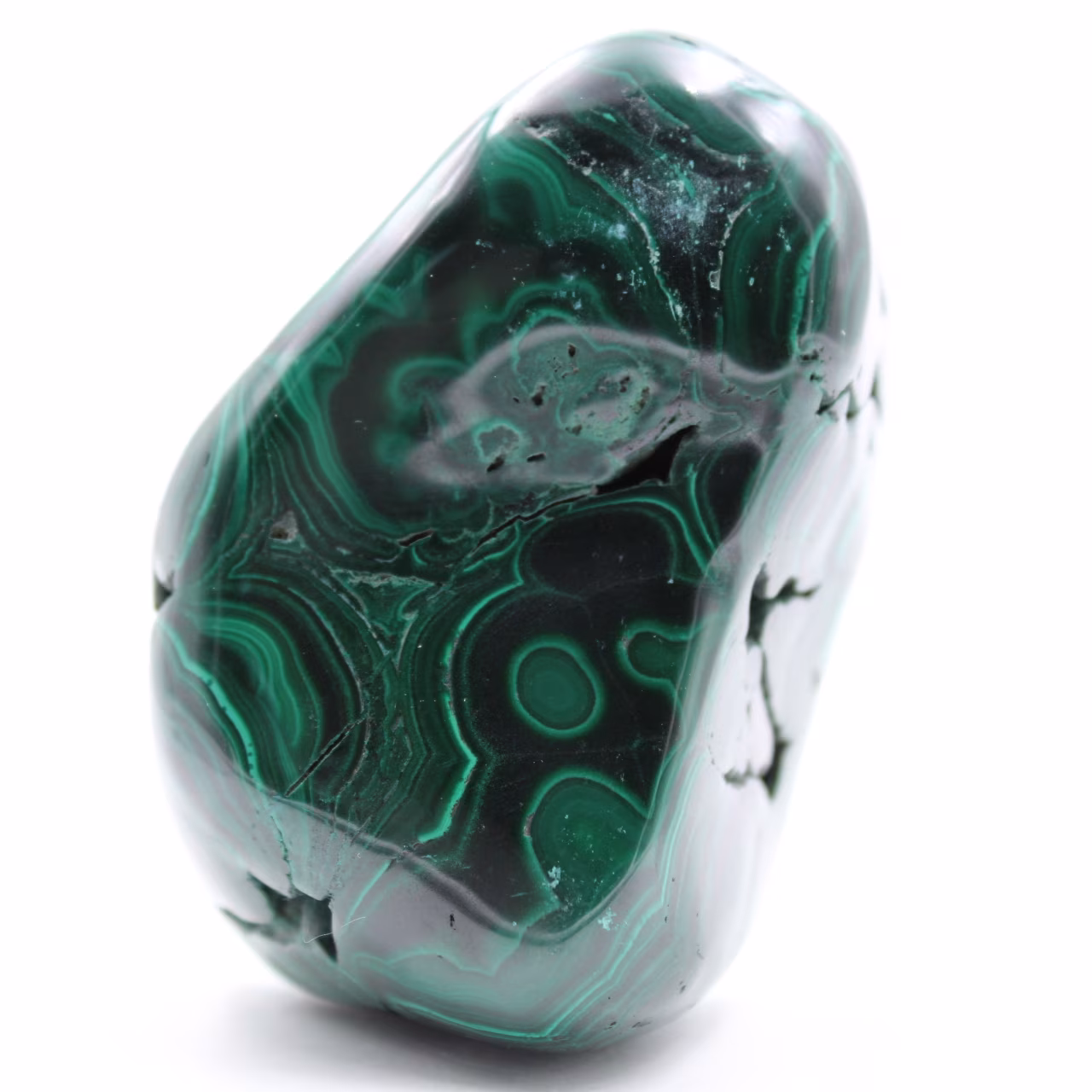 Polished Malachite Block
