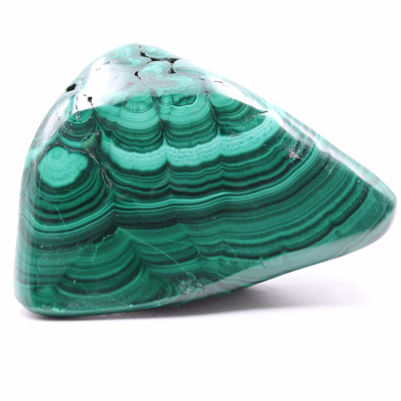 Polished Malachite Block