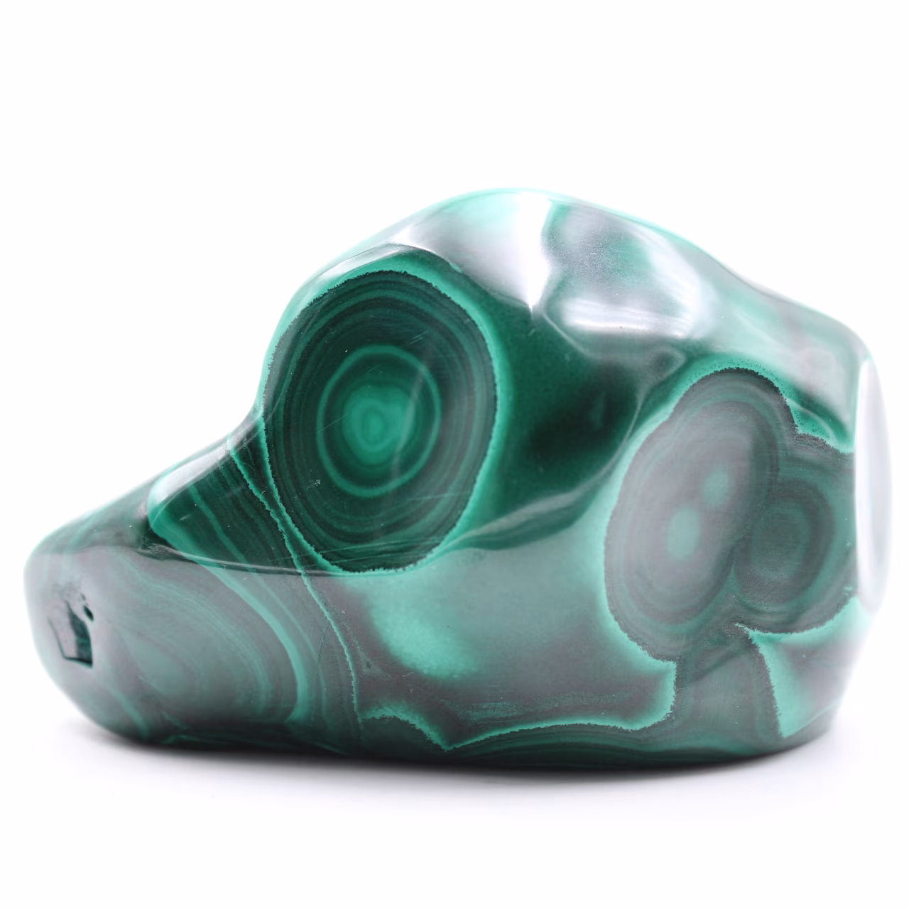 Malachite polished stone