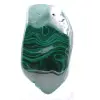 Polished malachite block - 0