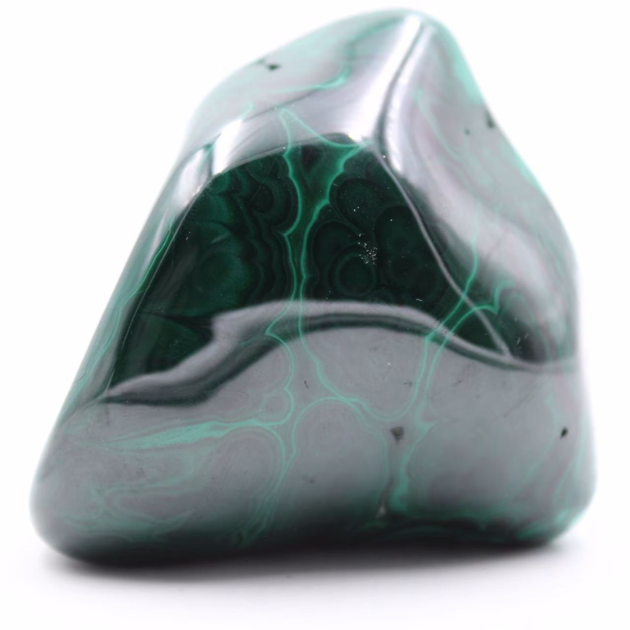 Polished Malachite Block