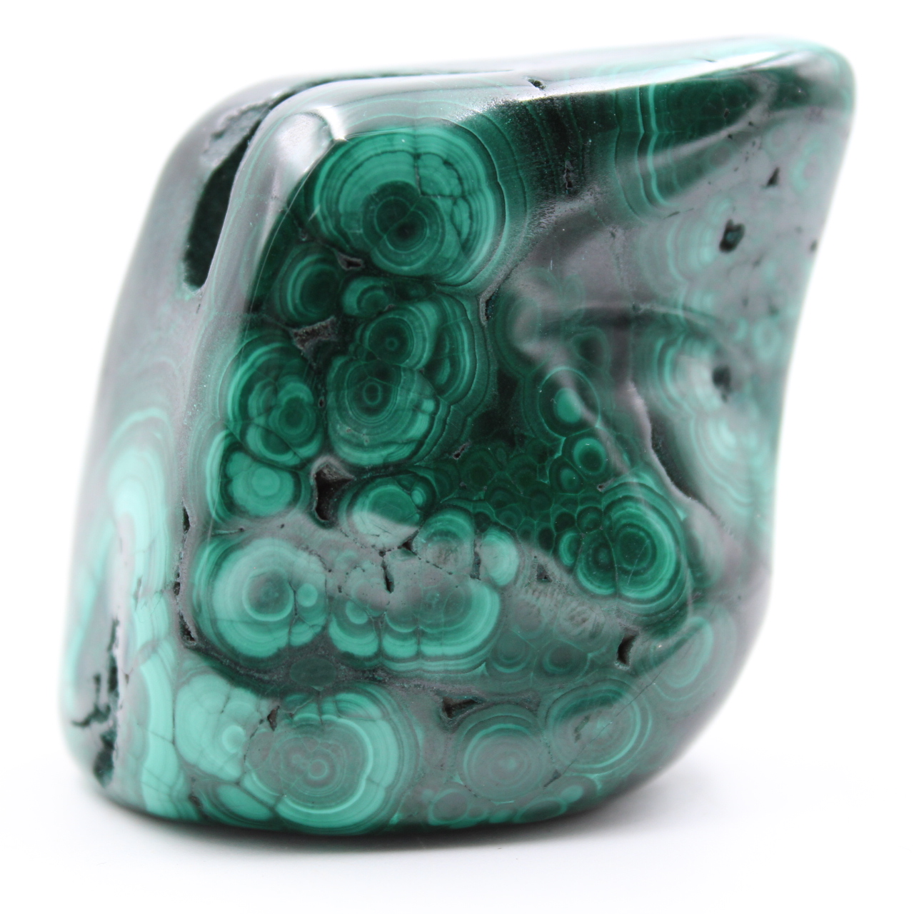 Polished Malachite Block