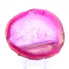 Slice of pink agate - 0