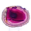 Slice of purple agate - 0