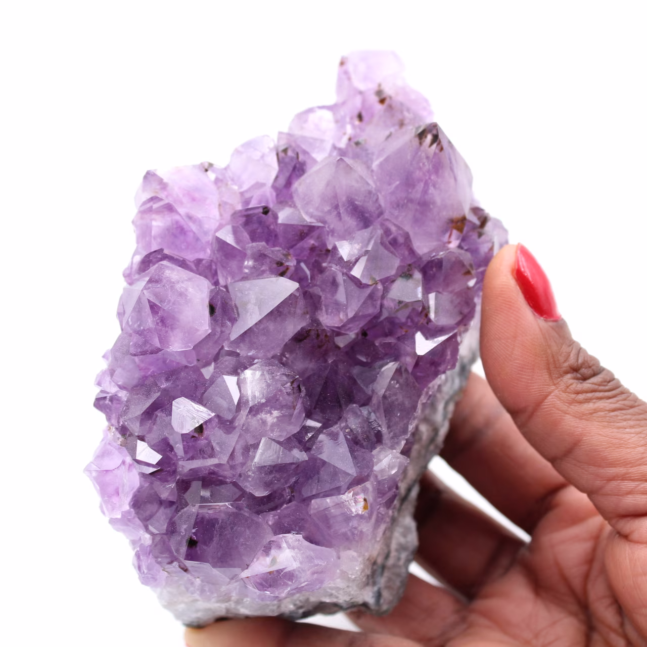 Amethyst crystals