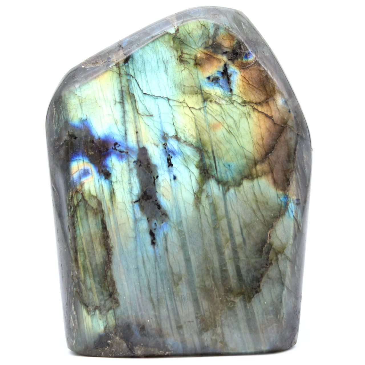 Labradorite block