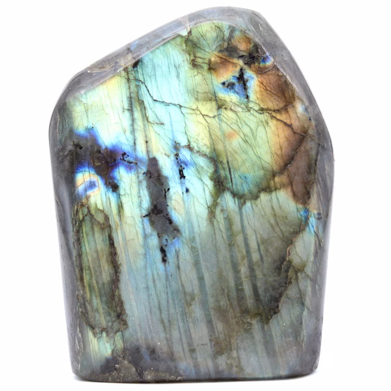Labradorite block
