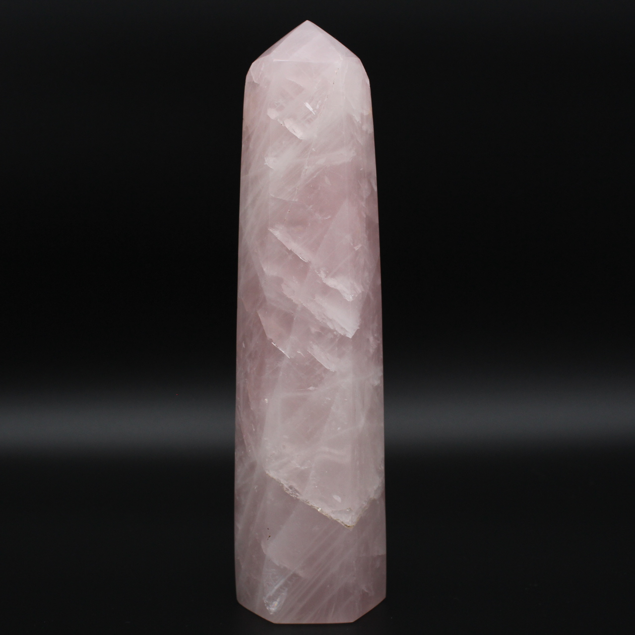 Rose quartz prism