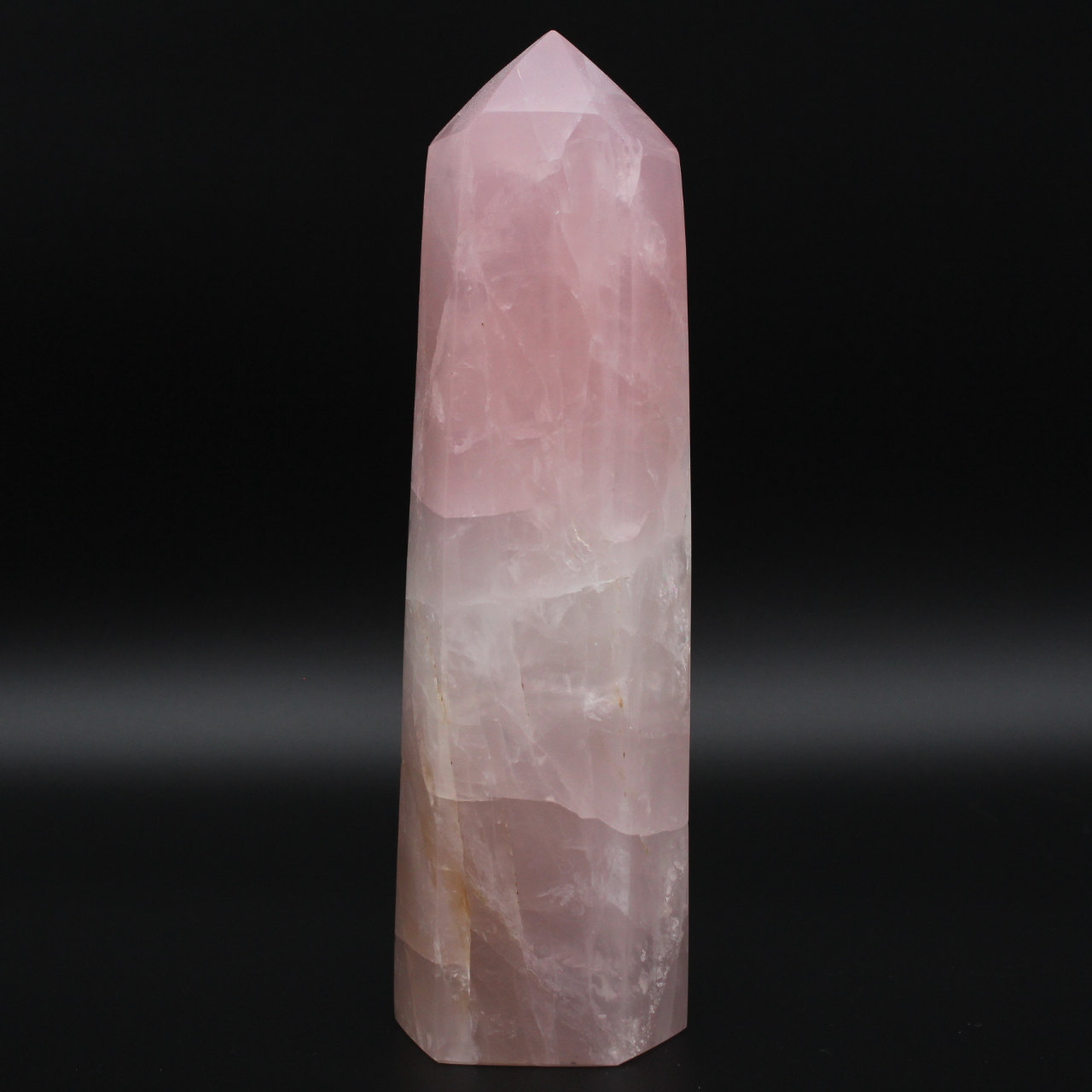 Rose quartz prism