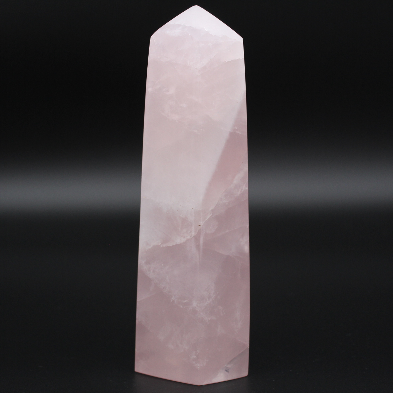Rose quartz prism