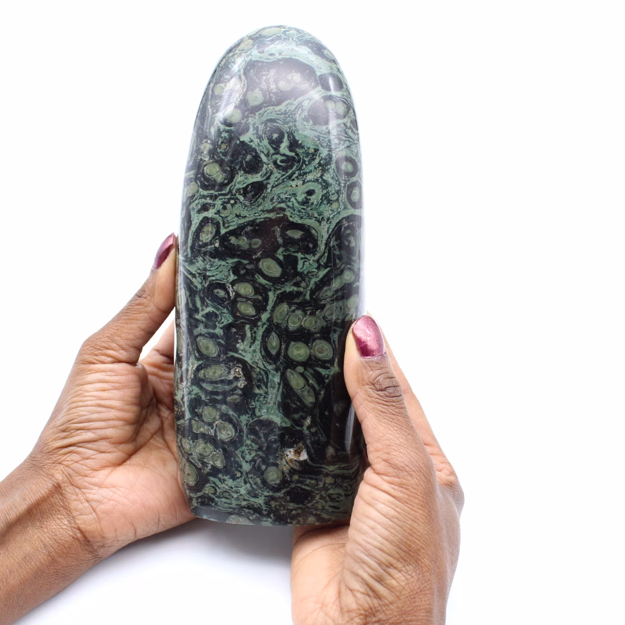Polished kambaba jasper stone
