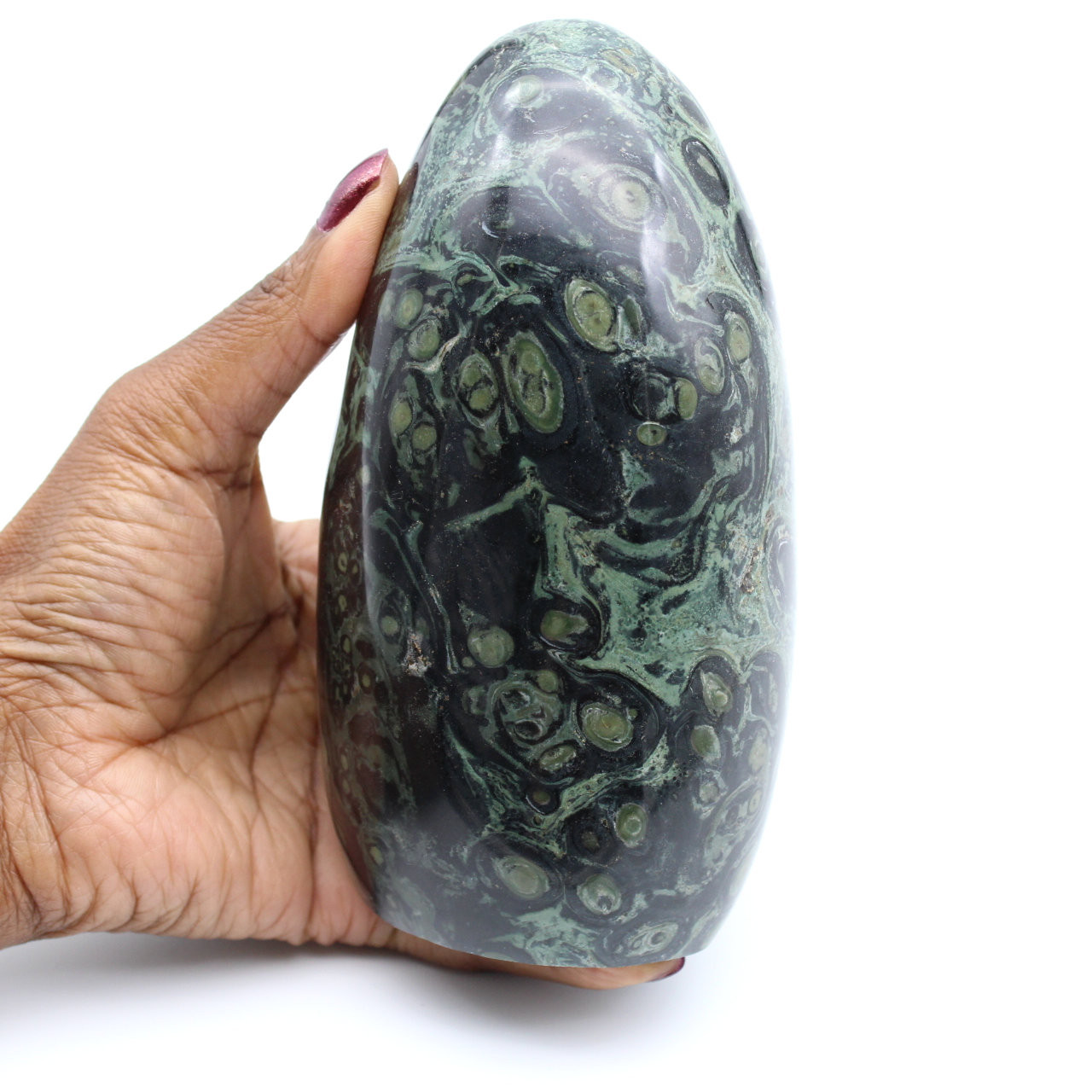 Polished kambaba jasper stone
