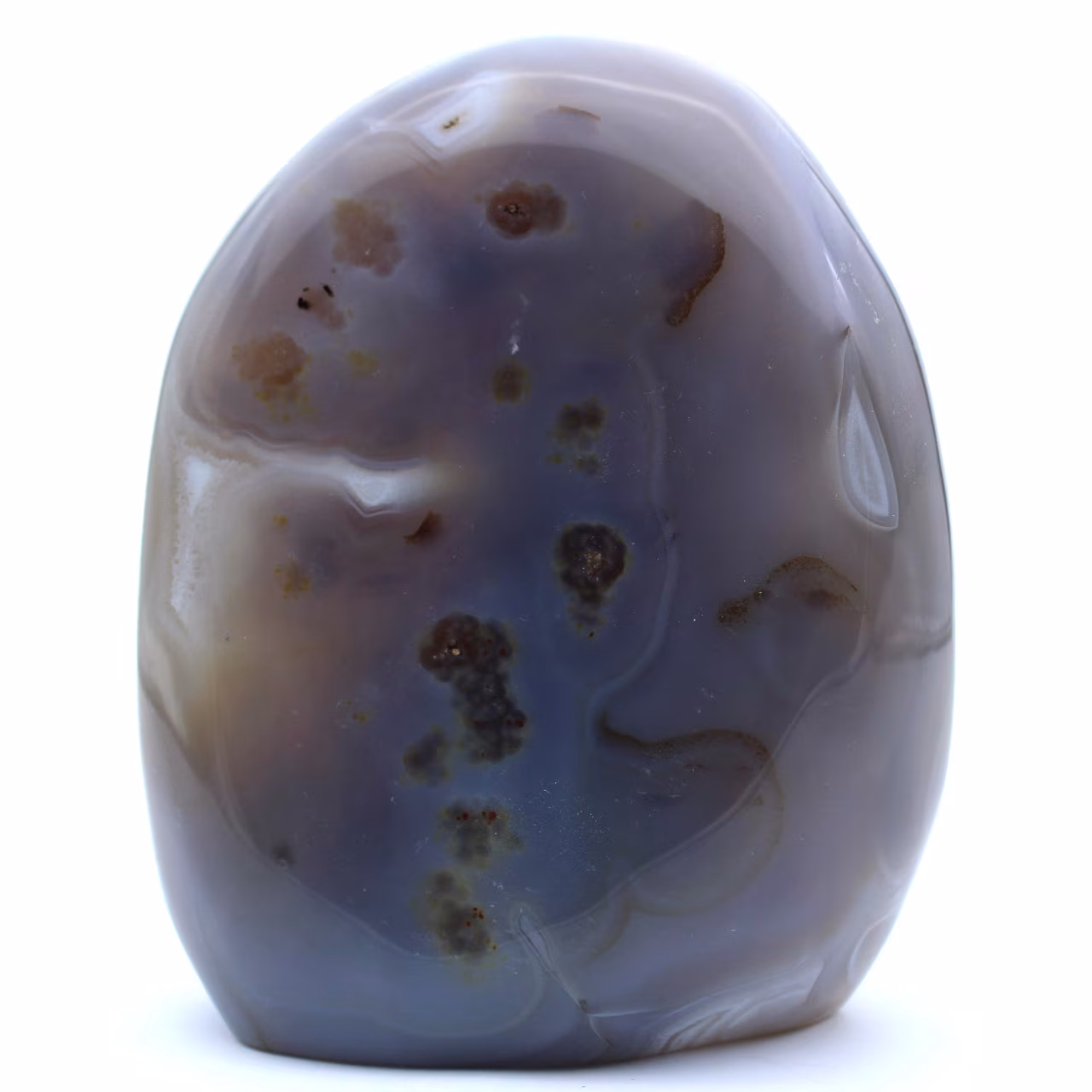 Polished agate stone