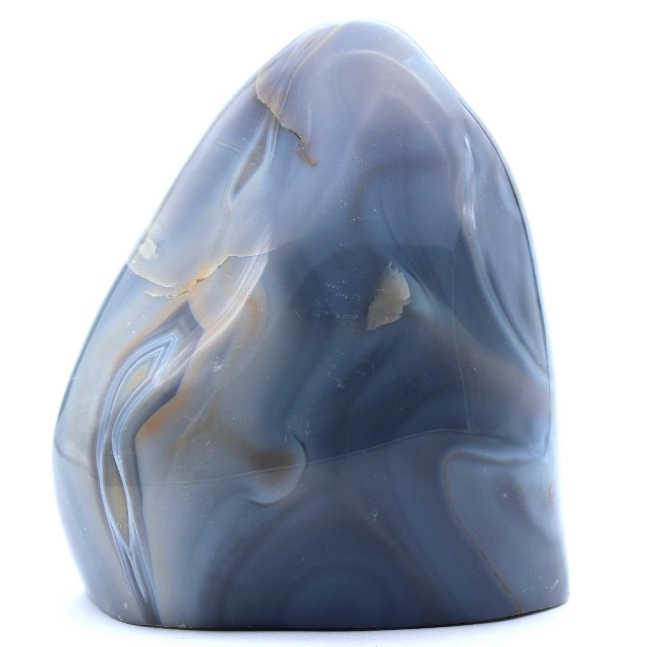 Polished agate rock