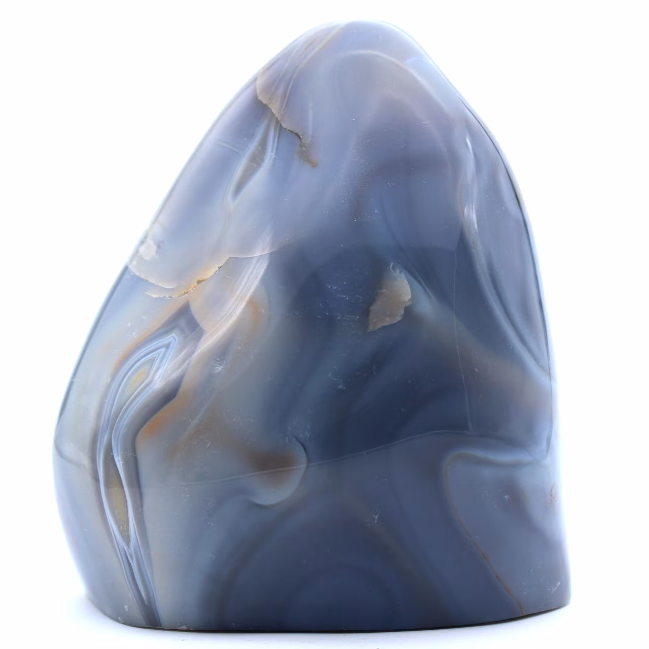 Polished agate rock