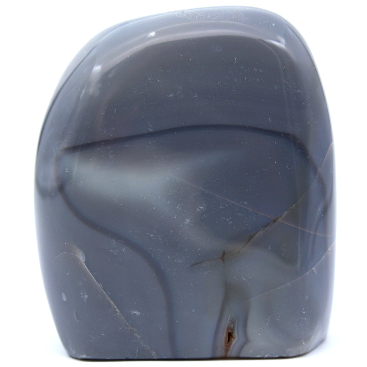 Polished agate stone