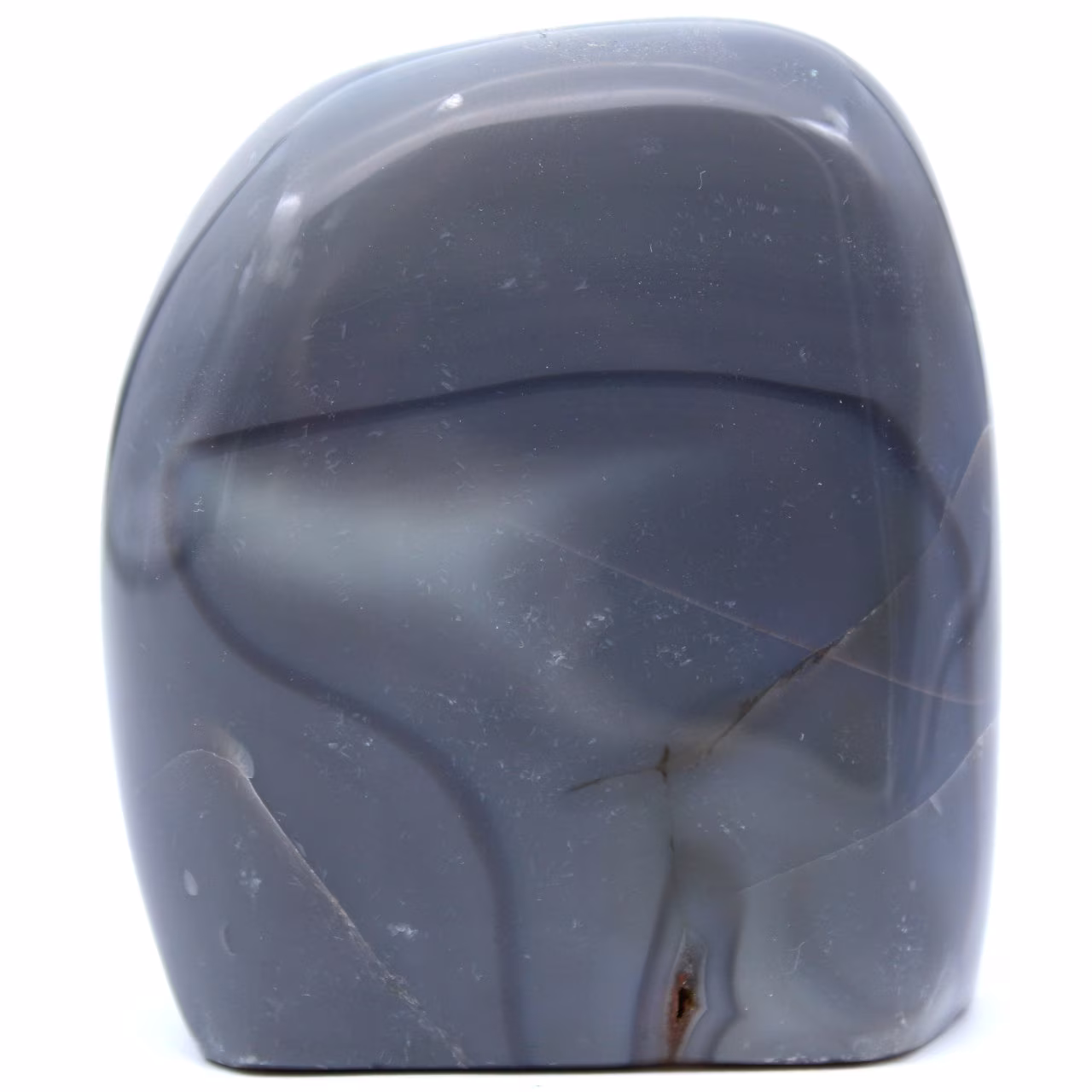 Polished agate stone