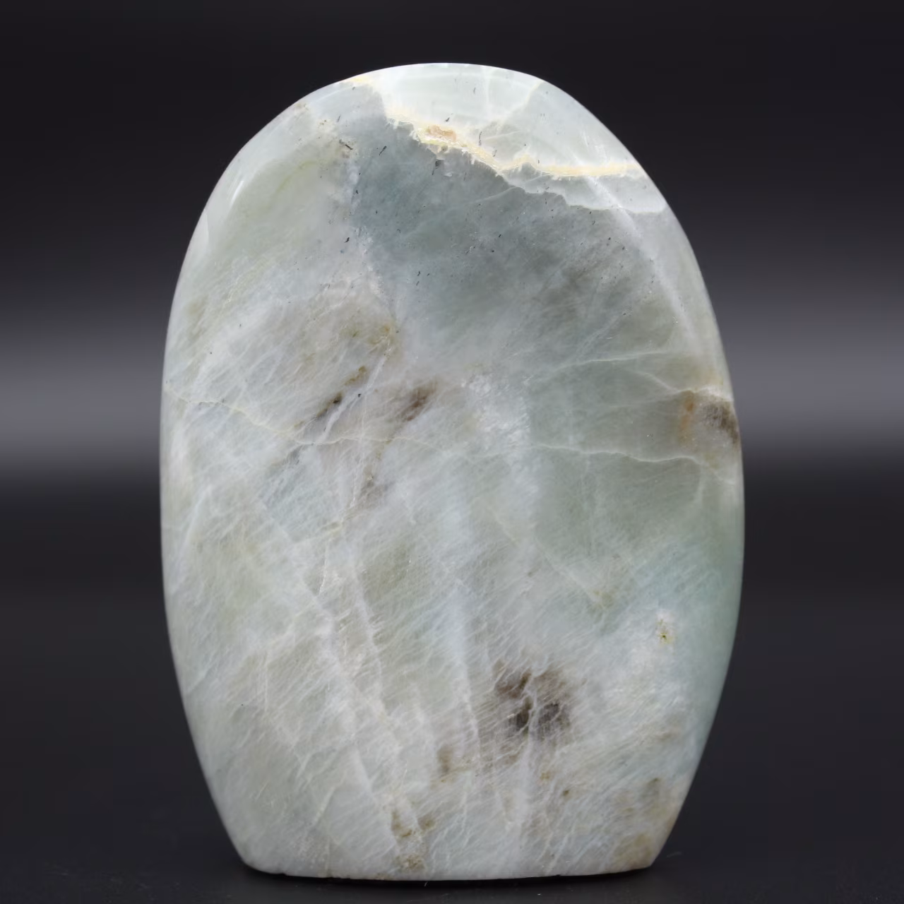 Polished garnierite from Madagascar