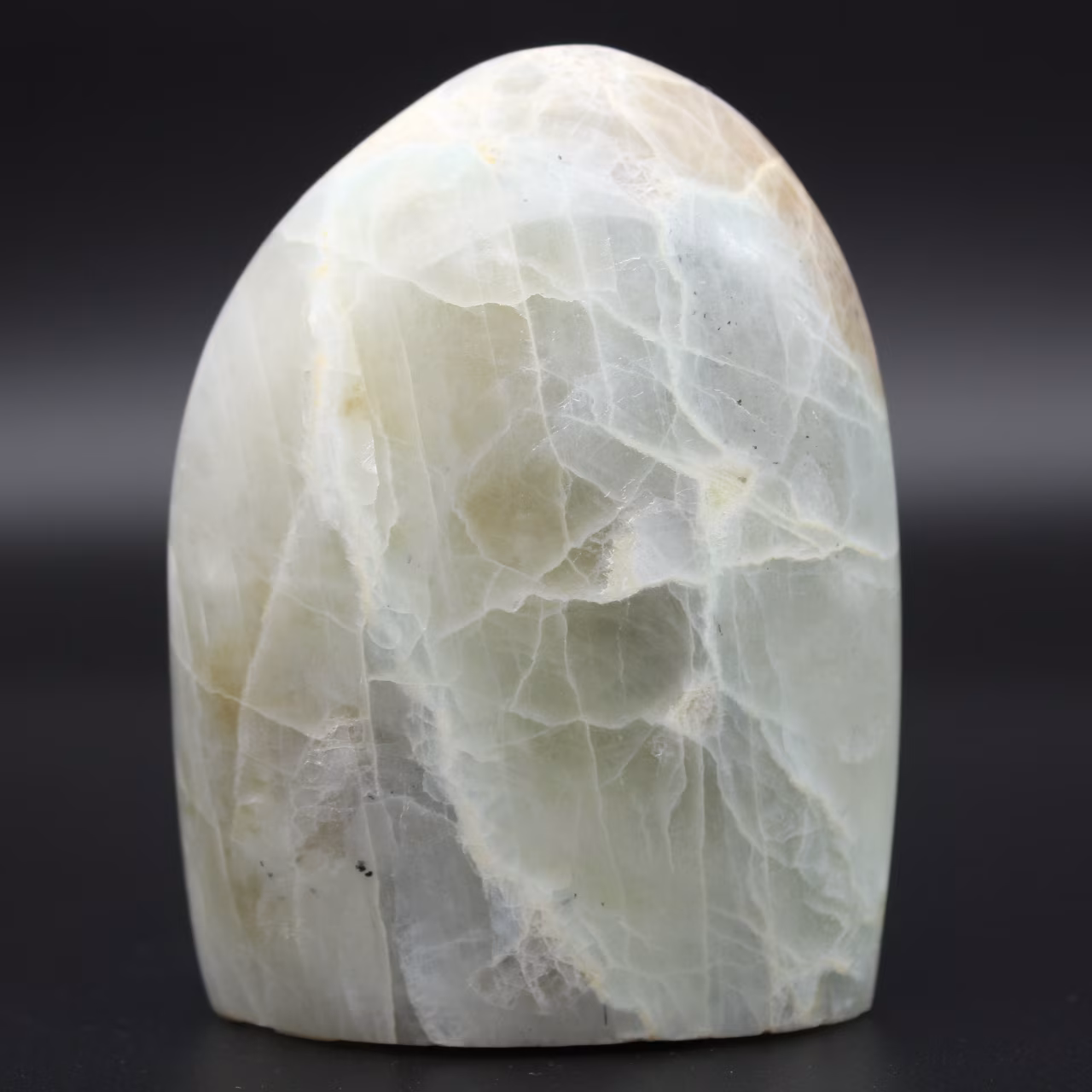 Polished garnierite
