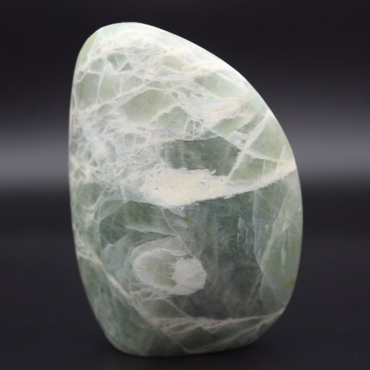 Polished garnierite from Madagascar