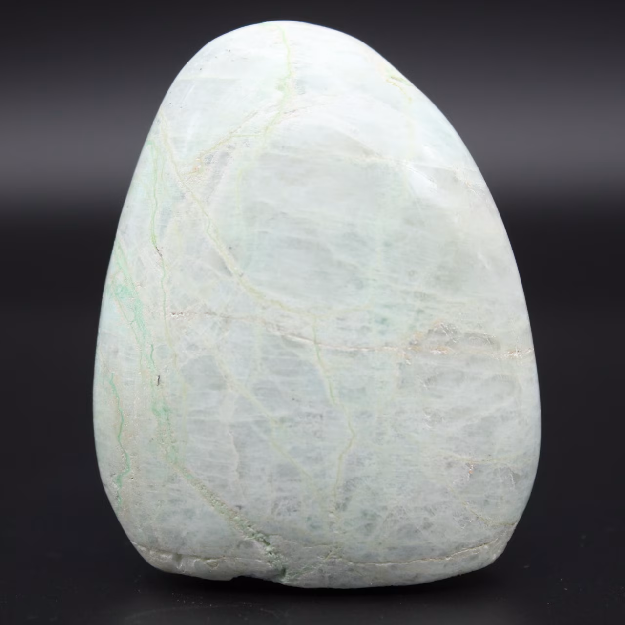 Polished garnierite from Madagascar