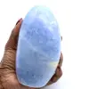 Blue calcite table block - 0
