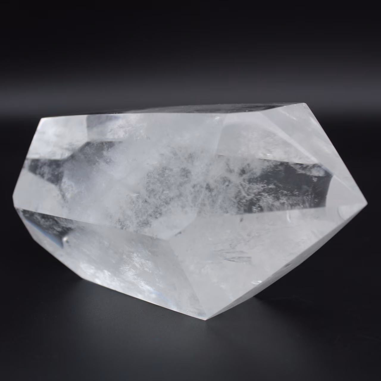 Rock crystal prism
