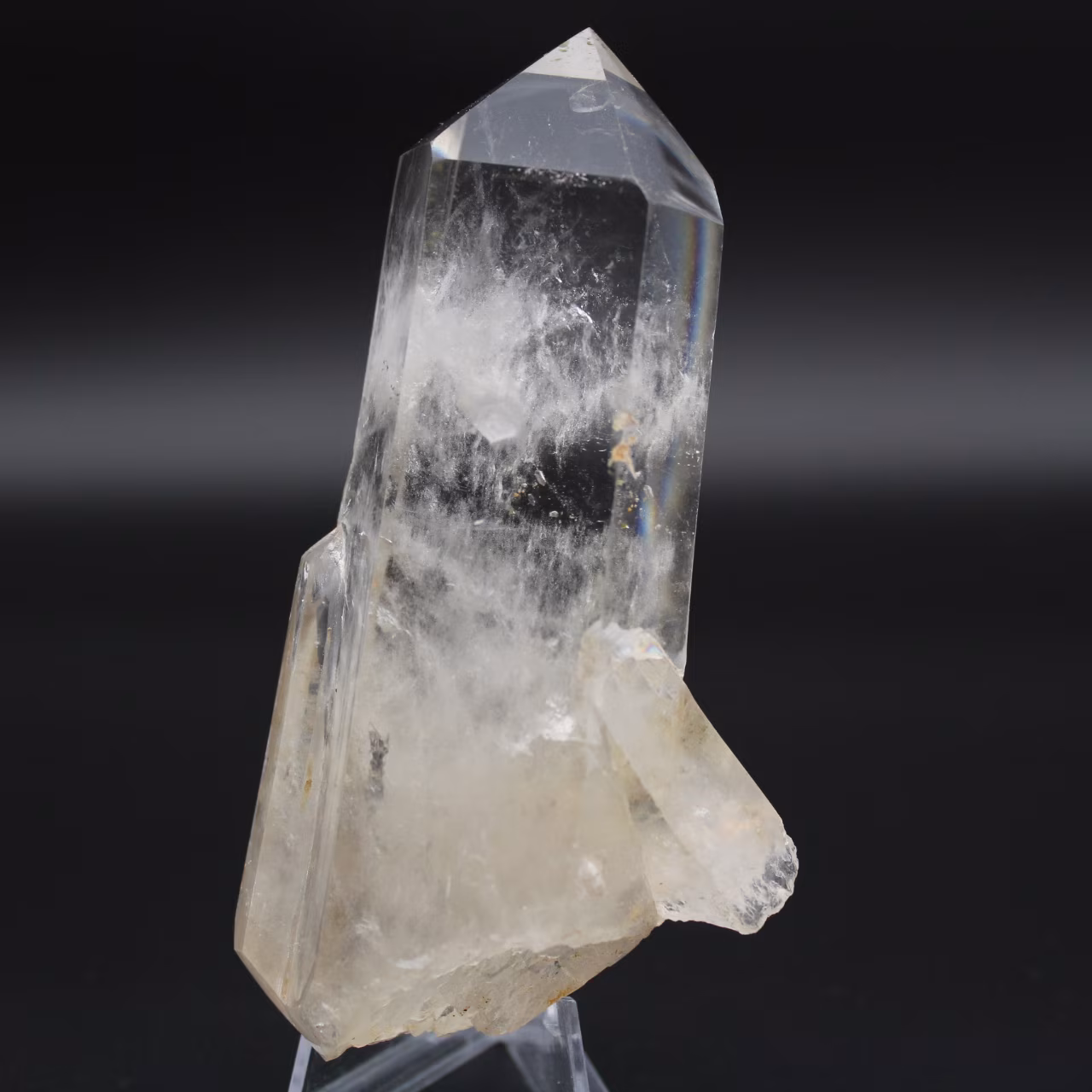 Rock crystal prism