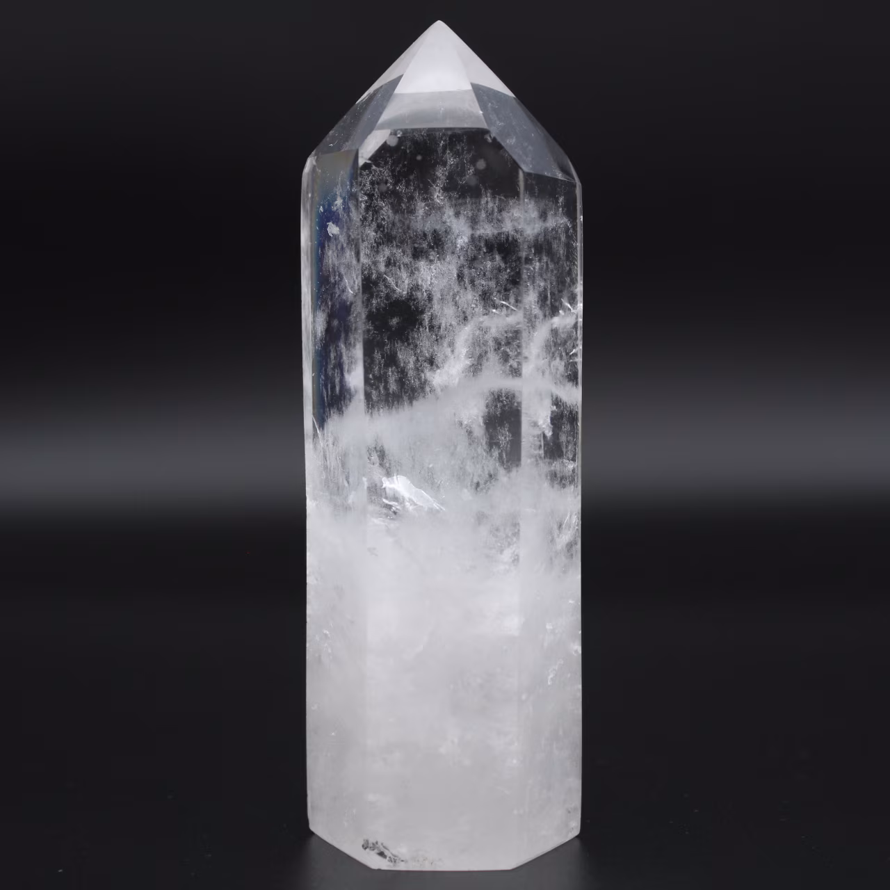 Rock crystal prism