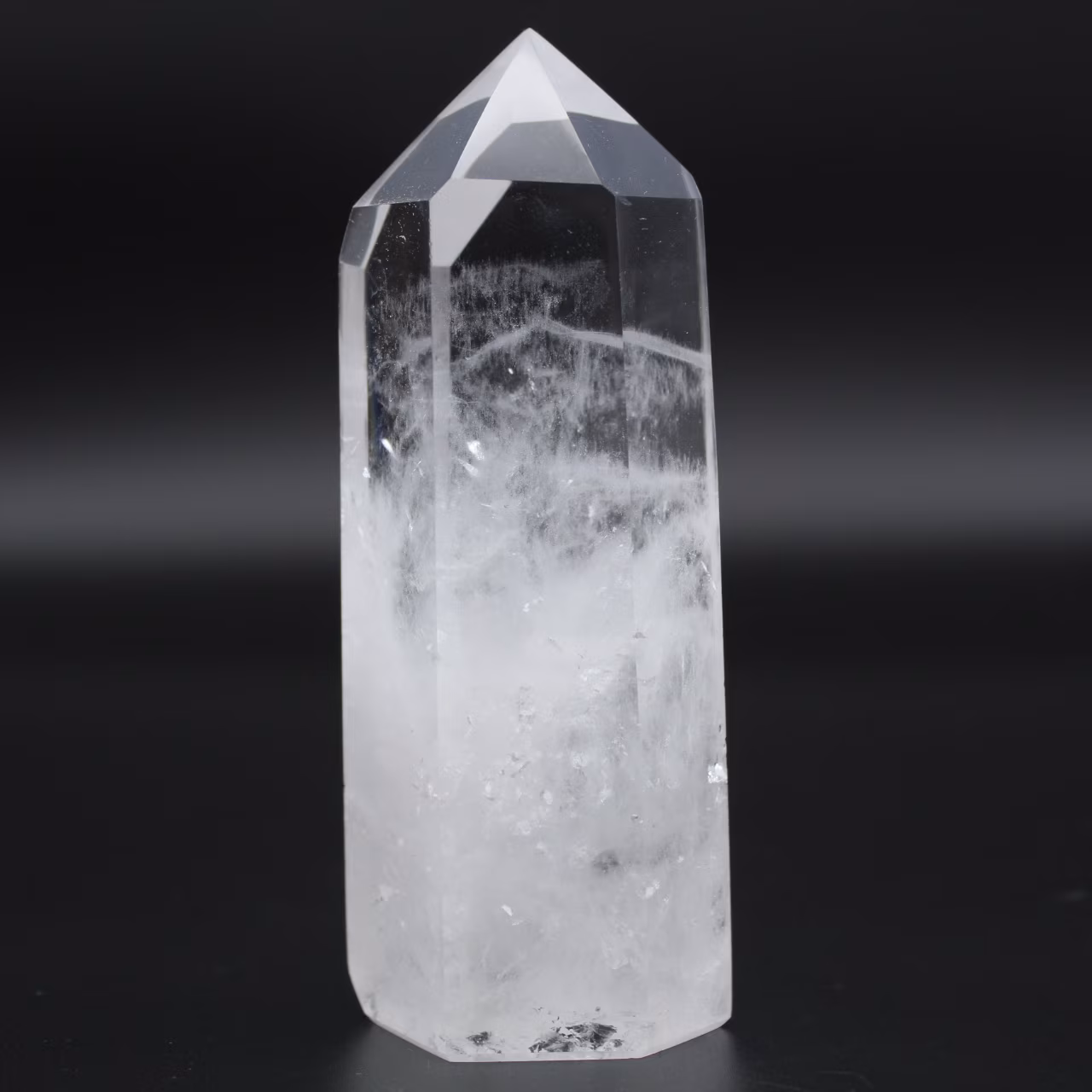 Rock crystal prism