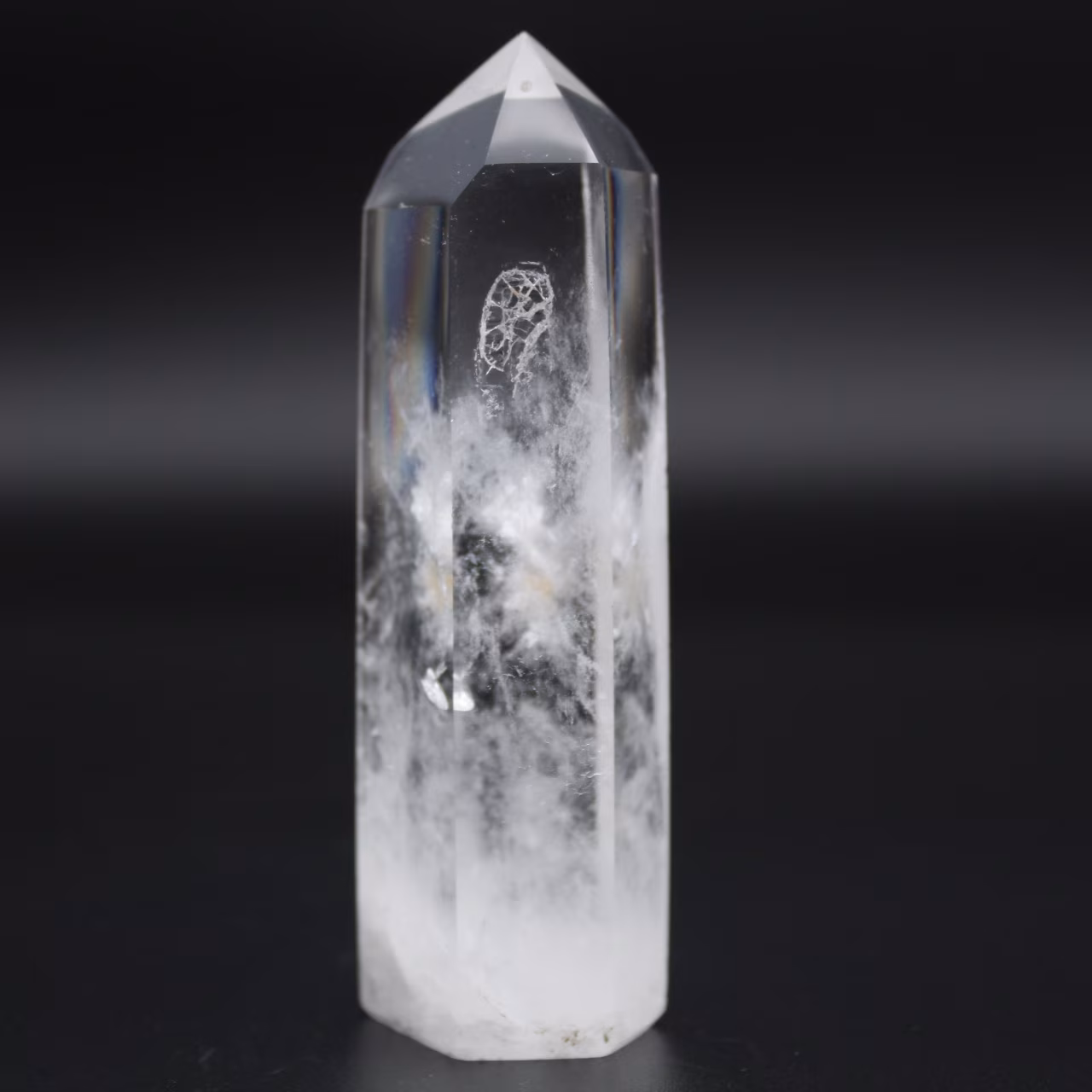 Rock crystal prism