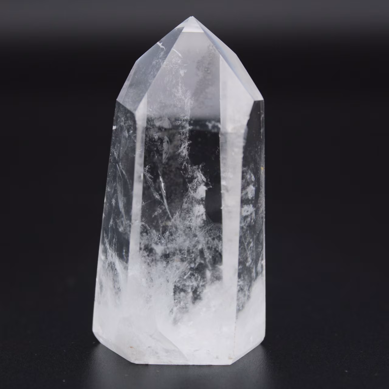 Rock crystal prism