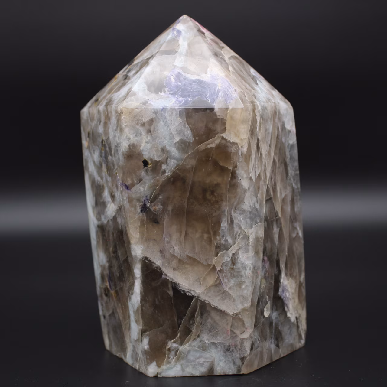 Large lepidolite prism