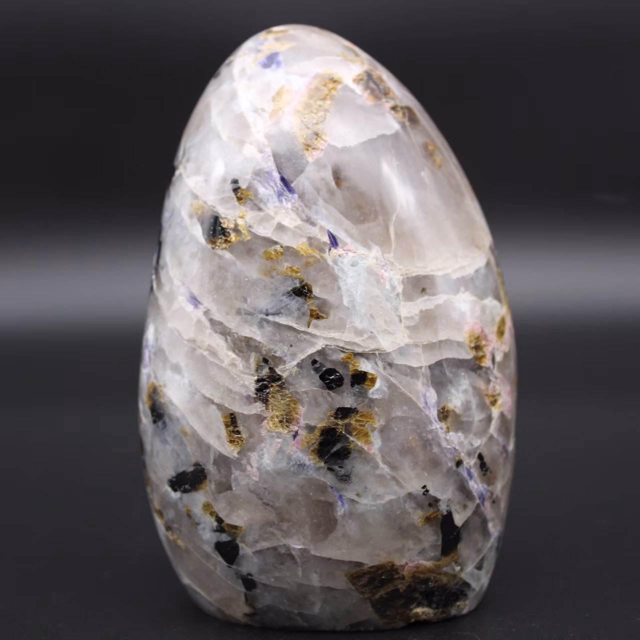 Lepidolite stone