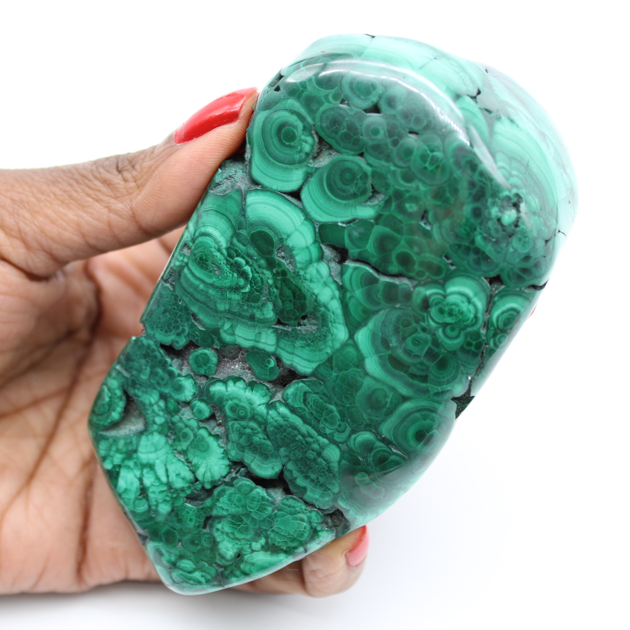 Malachite ornamental stone