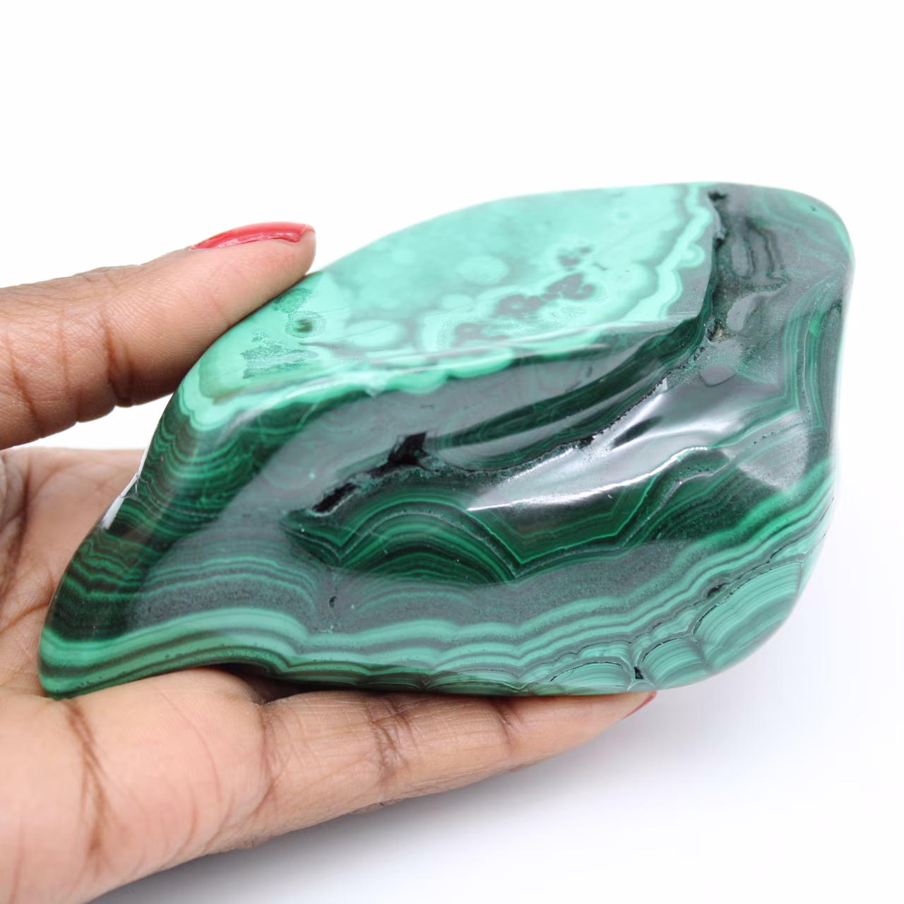 Malachite ornamental stone