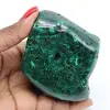 Polished malachite block - 0