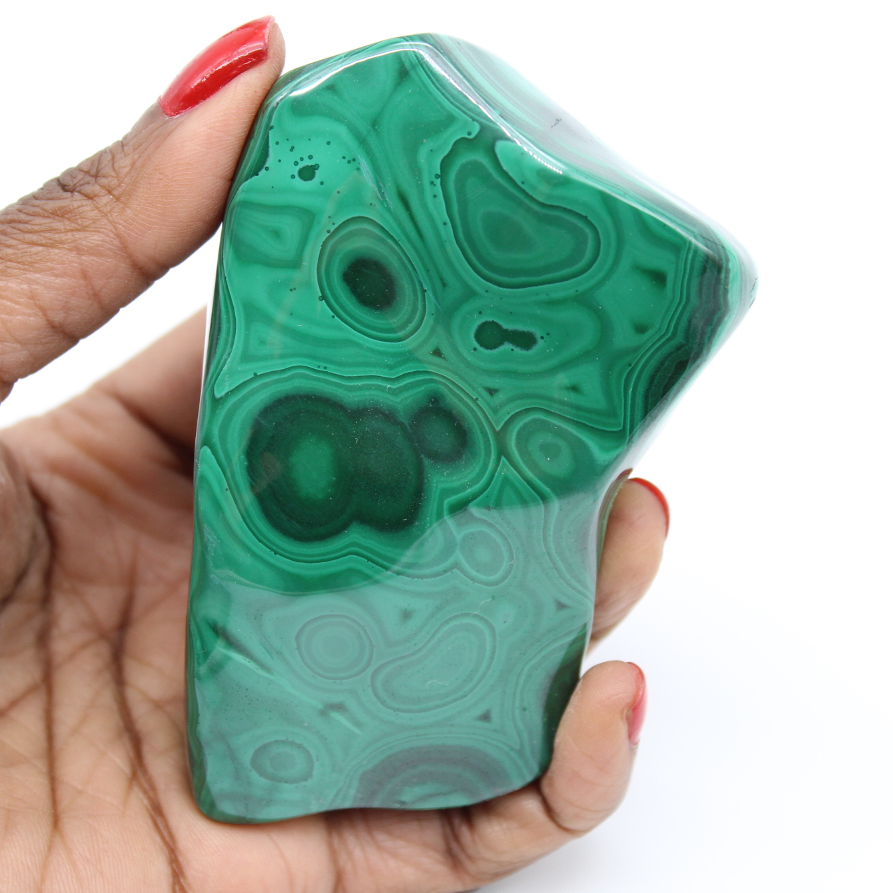 Malachite ornamental stone