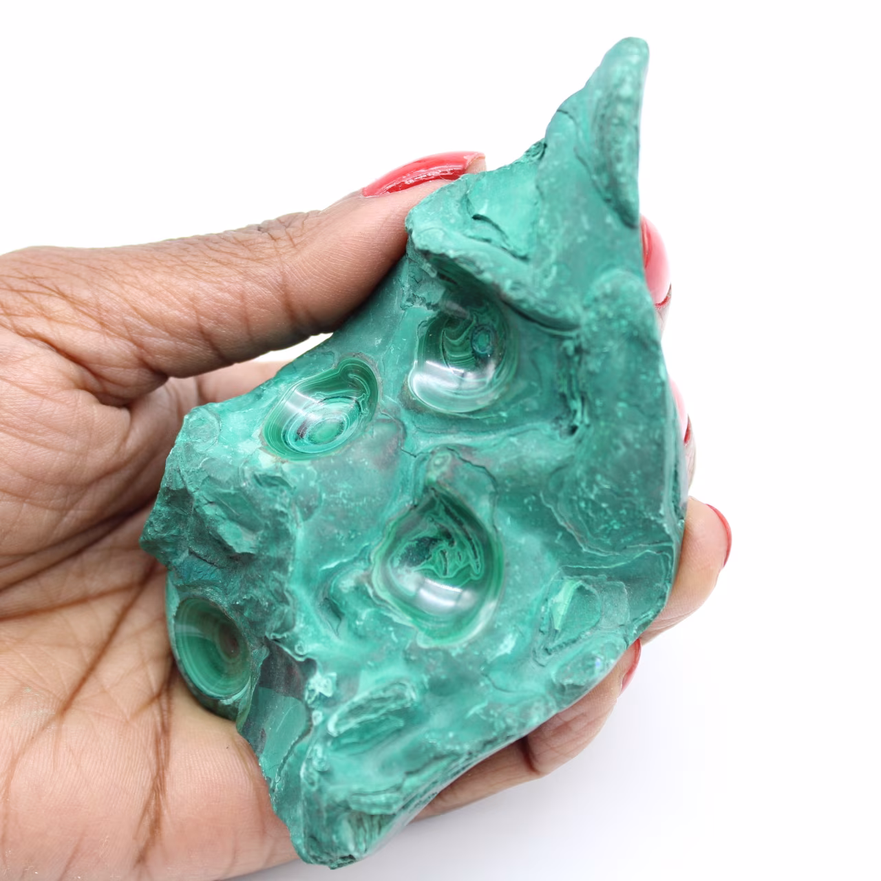 Free form in malachite