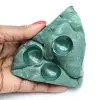 Semi-polished malachite stone - 0