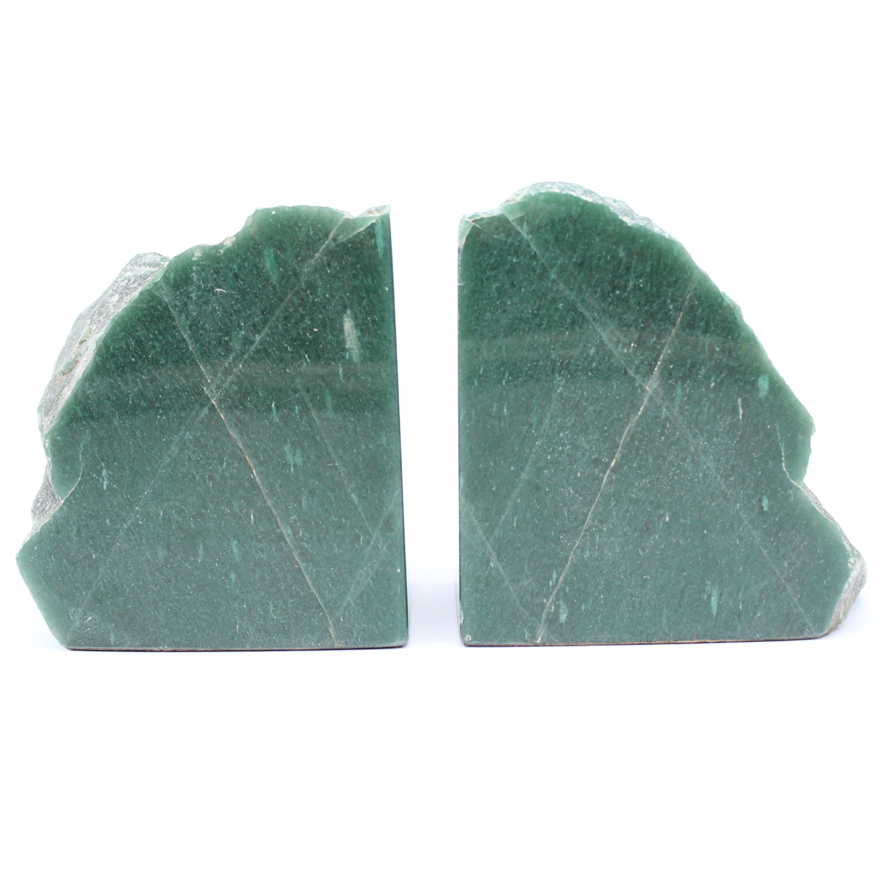 Aventurine bookend 2 pieces