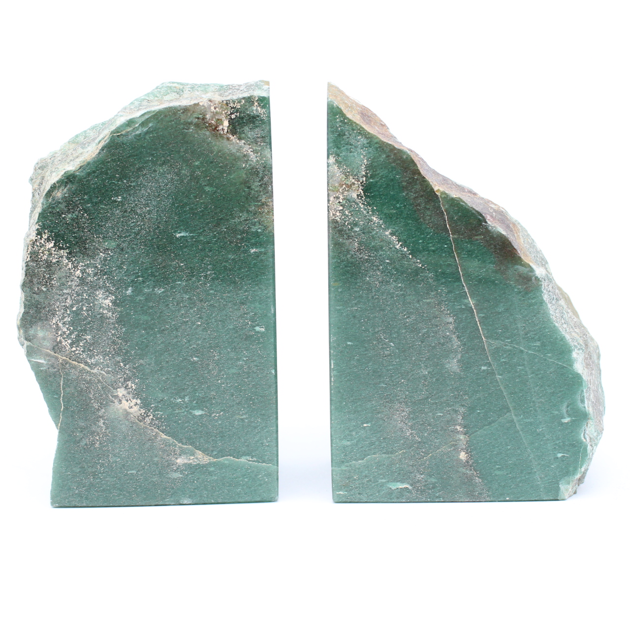 Aventurine bookend 2 pieces