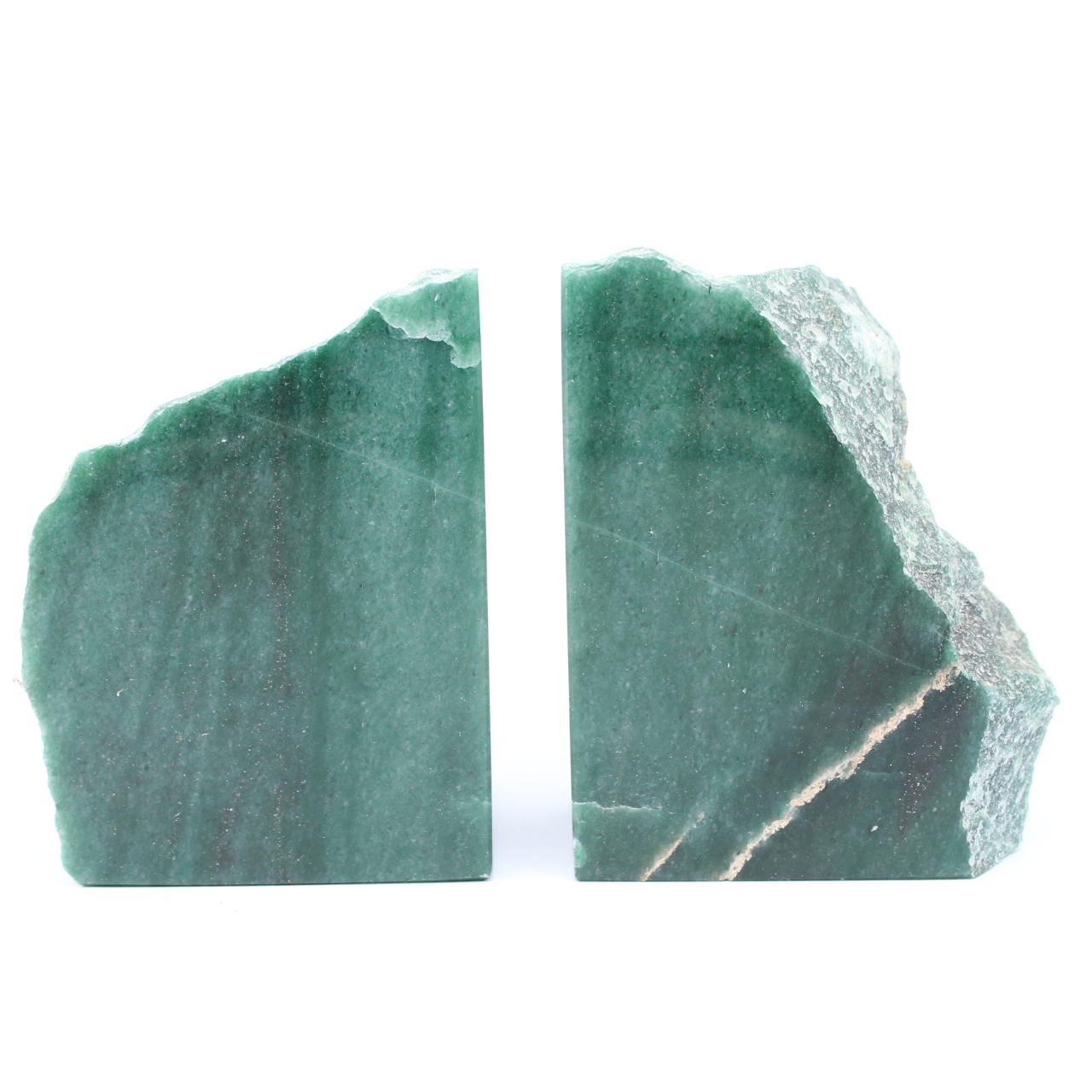 Aventurine bookend 2 pieces